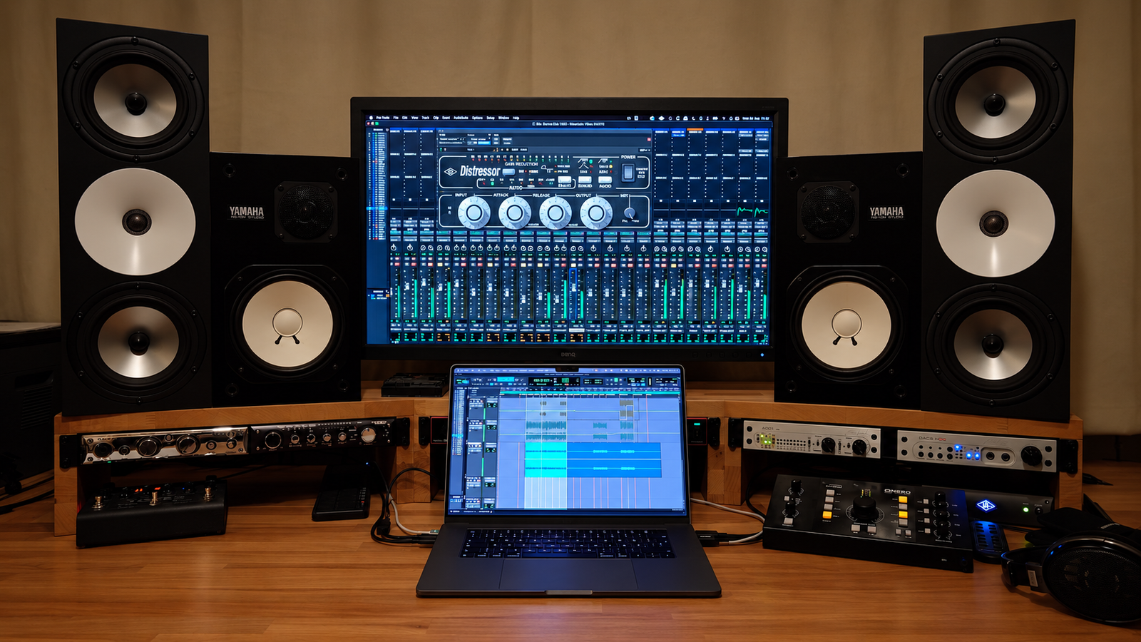 SoundFreak studio with Amphion Two18 monitors